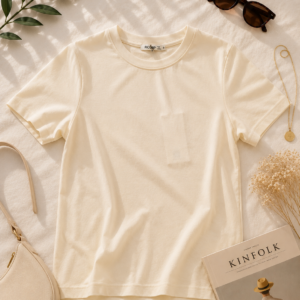 Bisiklet Yaka Body - Ekru